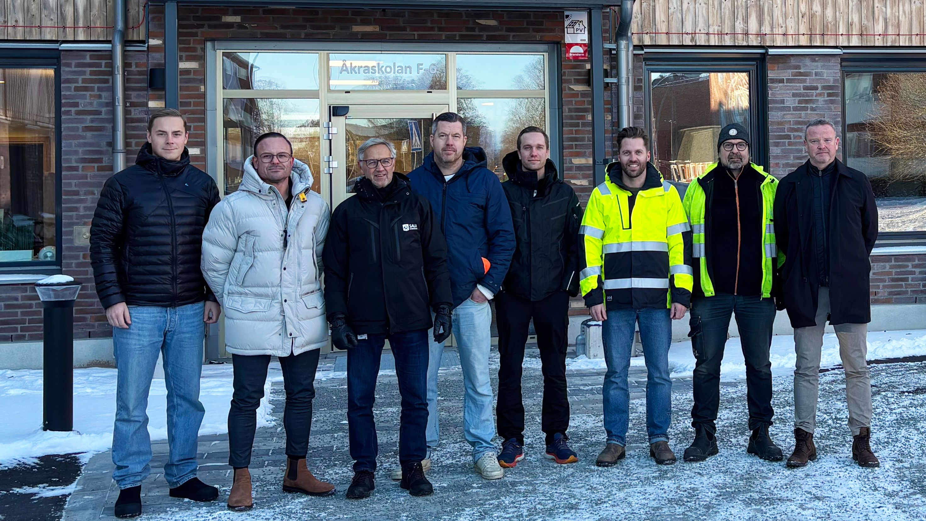 Projektgruppen utanför Åkraskolan vinnare av PQi 2025