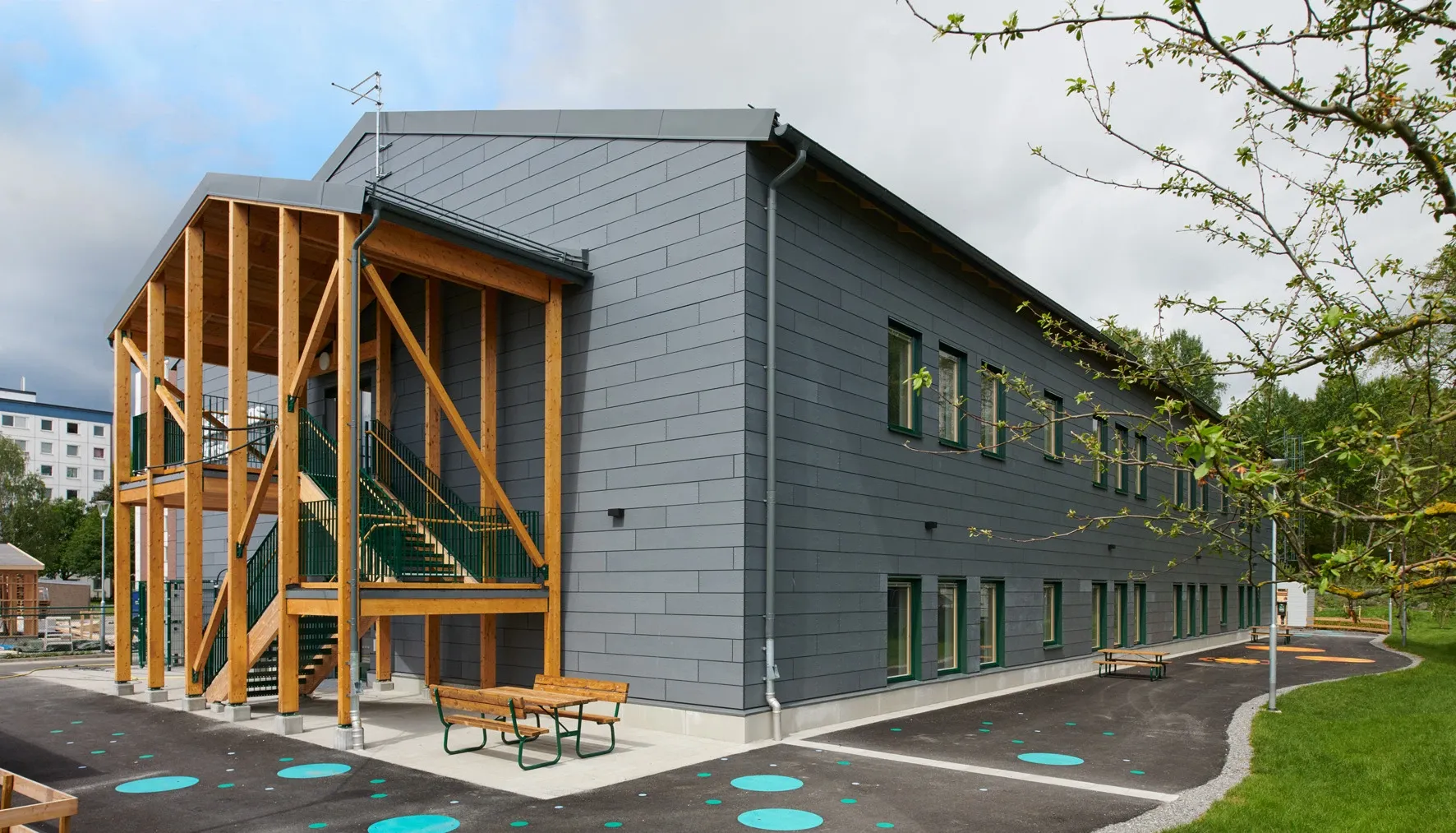 Blåsippans förskola byggnad