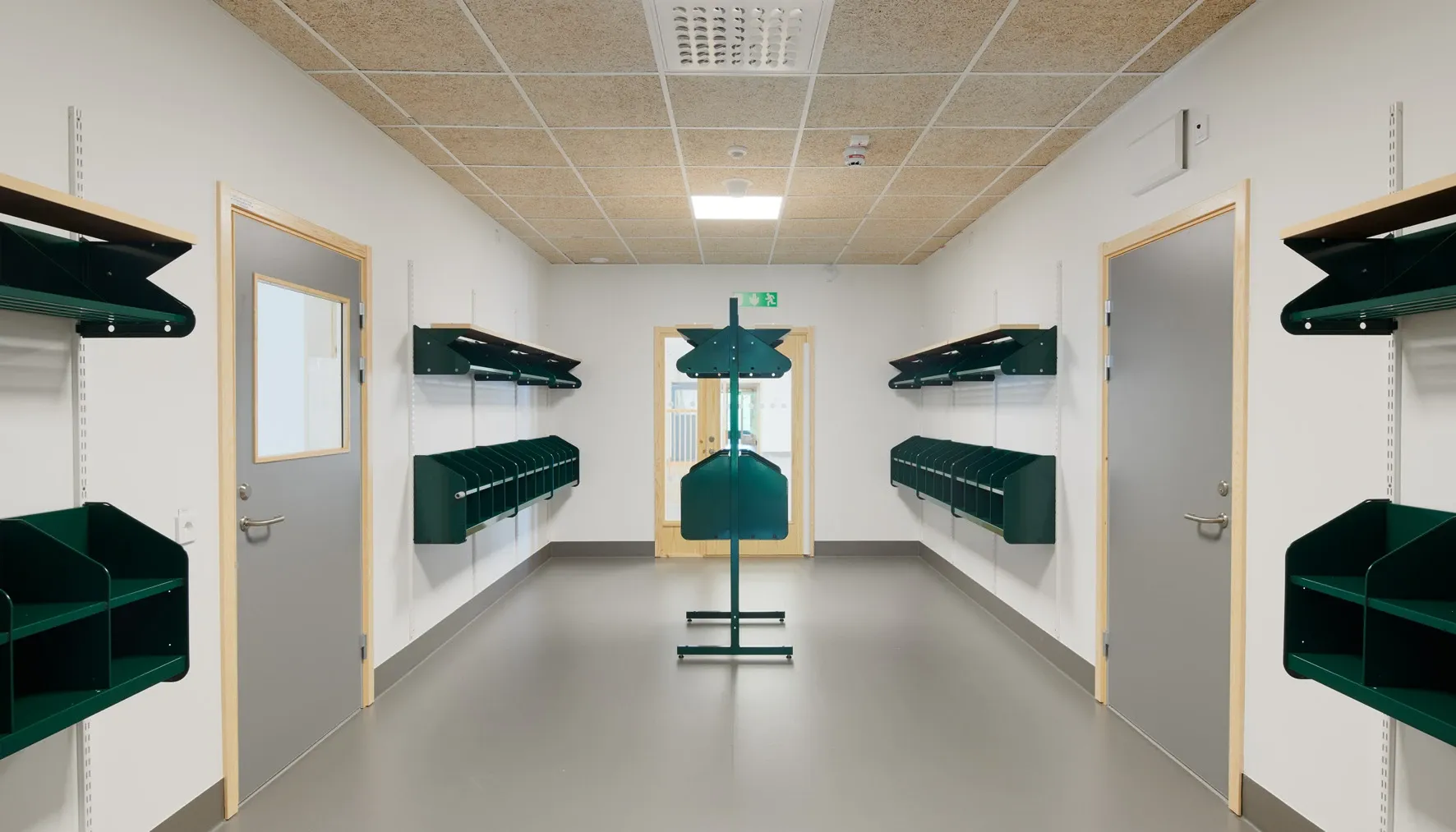 Blåsippans förskola kapprum