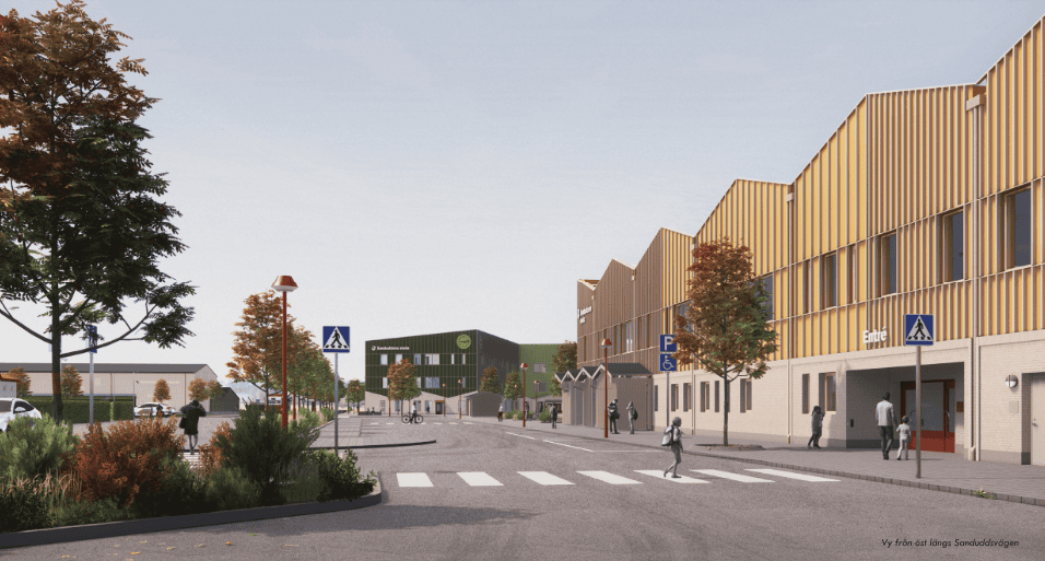 Visionsbild Sanduddens skola