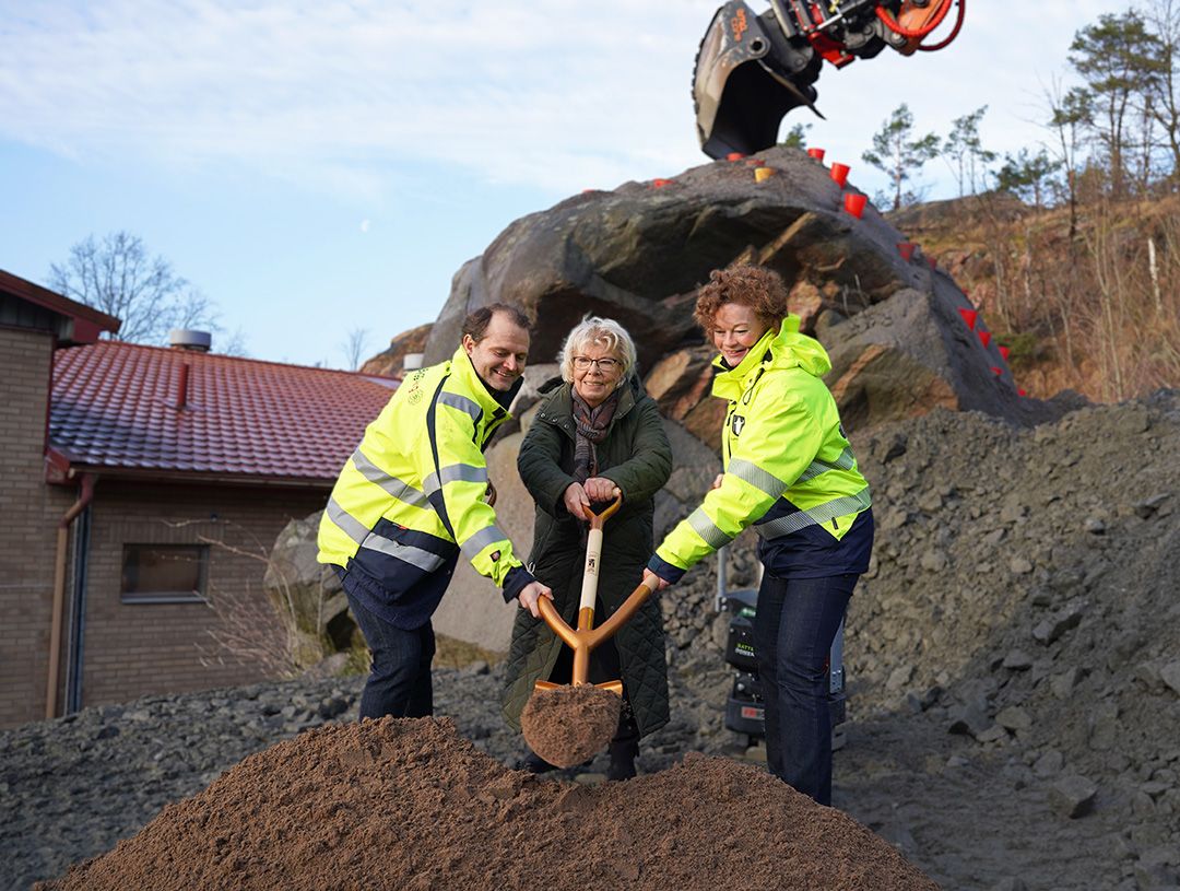 Spadtag för Hammargårds avloppsreningsverk med ByggDialog